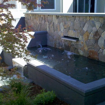 hillside courtyard