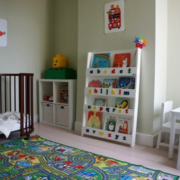 Tidy Books Kids Bookcase White with alphabet