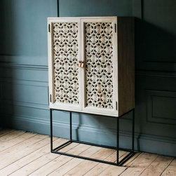 Momoka Carved Bar - Drinks Cabinets