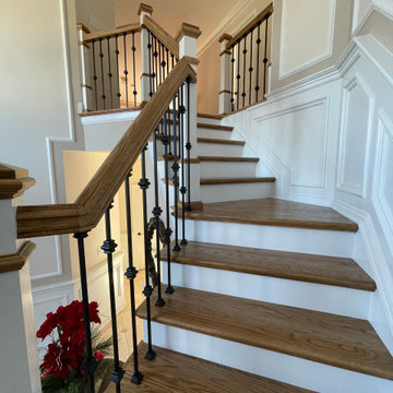 Custom staircase and railing
