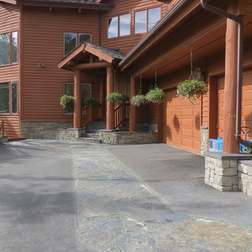 Fire pit terrace Eagle River Master Plan