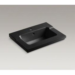 Black Black Tresham&reg; Vanity-top Bathroom Sink With Single Faucet Hole - Bathroom Sinks