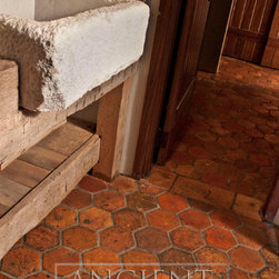 Antique Bathrooms Hexagone Floor Tiles - Bathroom Sinks
