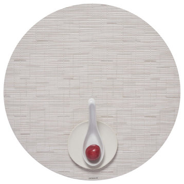 Bamboo Table Mat Round, Coconut