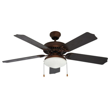 Trans Globe F-1003 ROB Woodrow - 52" Outdoor Ceiling Fan with Light Kit
