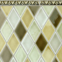 Diamond Mosaic and Border - Tile