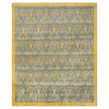 Annie, One-of-a-Kind Hand-Knotted Area Rug Green, 8'3"x10'0"