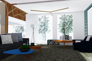 Home design - contemporary home design idea in Other