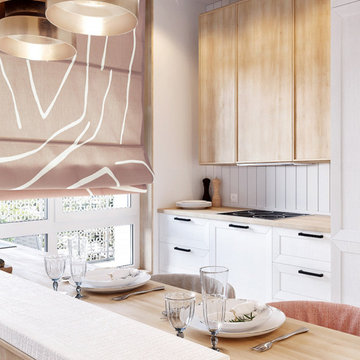Pink Line Quick Fix Washable Flat Fold Roman Shades, Window Blinds