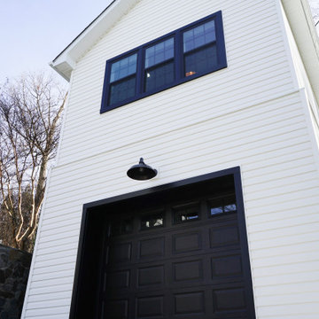 Alexandria, VA: Detached Car Garage with a Second Floor Workout Room