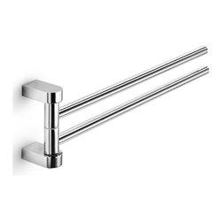 Muci 5539.29 Chrome Swivel Double Towel Bar 15.0" - Towel Bars