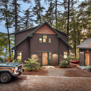 Rustic, ReClaimed Maine Lake House