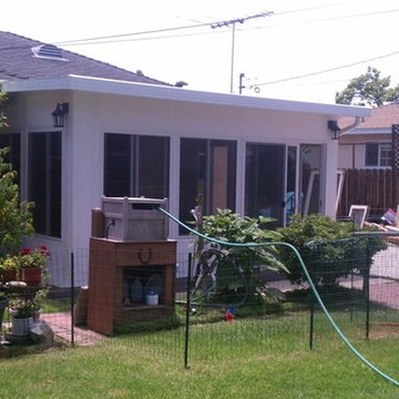 Change a screen patio to a Patio Enclosure Room