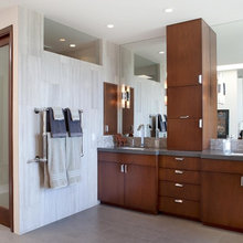 Bathroom sinks, faucets, towel holders