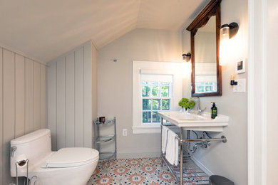 Bathroom - mid-century modern bathroom idea in Other