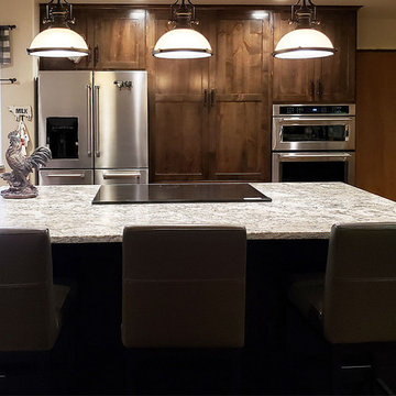 Rustic Alder Kitchen Provincial: Spanish Oak Stain