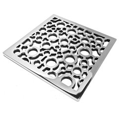 Oatey 3-3/8 in. Polished Chrome Stainless Steel Shower Drain Strainer