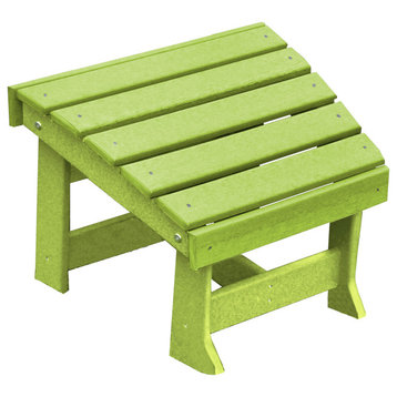 Poly New Hope Footstool, Tropical Lime