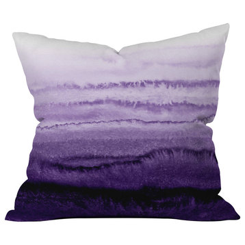 Monika Strigel Within The Tides Lavender Fields Throw Pillow, 16"x16"