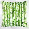 Outdoor Bamboo Throw Pillow, Set of 2, Cream, 18", Cover
