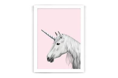 Fantasy Unicorn Nursery Print