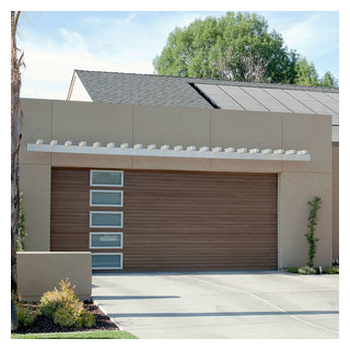 Custom-Designed Contemporary Garage Doors & Entry Door Design in the ...