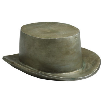 Decorative Pewter 3.5" Hat Token