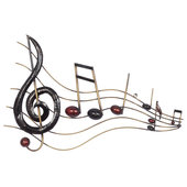 Music Note Wall Decor Metal Music Notes Wall Art Music Theme Note