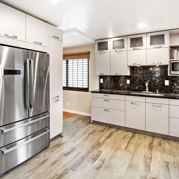 Monochrome Contemporary Kitchen