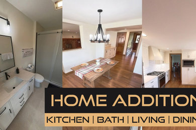 Home Addition in Amherst, NY | Kitchen, Bathroom, Dining and Living Areas