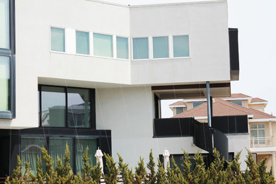 Example of a trendy exterior home design in Philadelphia