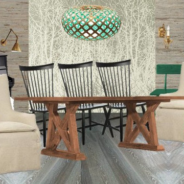 Modern Rustic Dining Room