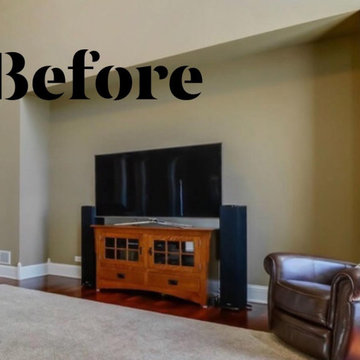 Entertainment Built In - Before Picture