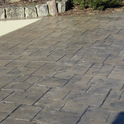 Stamped Concrete Driveway Entry - Outdoor Products