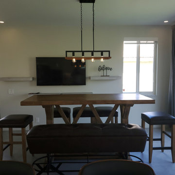 Stunning Kitchen Remodel Done in White and Gray Cabinets
