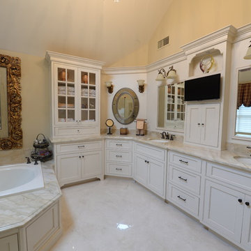 Spacious master bath
