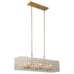 Kalco - Roxy 11x14" 6-Light Casual Luxury Island-Light by Kalco - From the Roxy collection  this Casual Luxury 11Wx14H inch 6 Light Island Light will be a wonderful compliment to  any of these rooms: Kitchen; Dining; Game Room; Bar