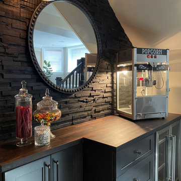Dark Graphite 3D Entertainment Bar
