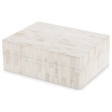 White Modern Box | Eichholtz Scoop, Small