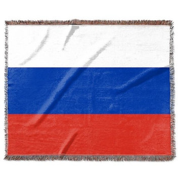 "Russia Flag" Woven Blanket 80"x60"