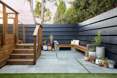 Modern garden in San Francisco.