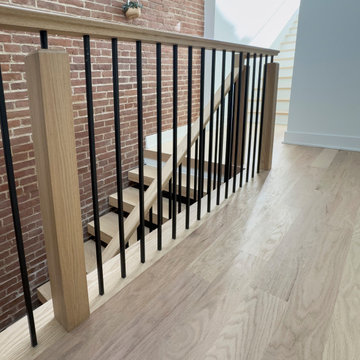 Project #145 | Modern Staircase Renovation in Victorian Townhouse