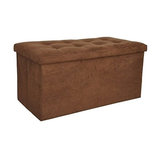 50 Most Por Large Coffee Table Footstools And Ottomans For 2019 Modern Large Folding Ottoman Upholstered Tufted Fabric Brown