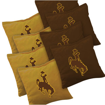 Wyoming Cowboys Cornhole Bags Set of 8