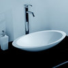 ADM Elipsed Countertop Sink, White, 24"