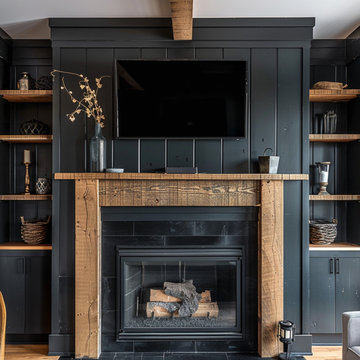 Mantels with Matching Shelves