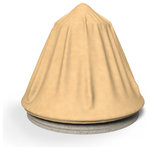 Budge - Budge All-Seasons Fountain Cover 30" L x 30" W x 48" H (Nutmeg) - This fountain cover provides high quality protection to your outdoor patio furniture. The All-Seasons collection by Budge combines a simplistic, yet elegant design with exceptional outdoor protection. Available in a neutral blue, tan or khaki brown color, this patio collection will cover & protect your patio furniture, season after season. Our all-seasons collection is made from a 3 layer sfs material that is both water proof & UV resistant, keeping your furniture protected from rain showers & harsh sun exposure. The outer layers are made from a spun-bonded Polypropylene, while the interior layer is made from a microporous waterproof material that is breathable to allow trapped condensation to flow through the cover. Cover stays secure in windy conditions. With our all-seasons collection you'll never have to sacrifice style for protection. This collection will compliment nearly any preexisting patio decor, all while extending the life of your outdoor furniture.