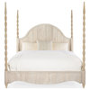 Hooker Furniture 6350-90666 Serenity King Poster Bed Frame - Light Wood
