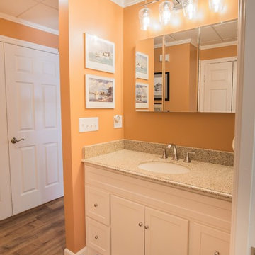 A Cheerful and Bright Studio-Style Finished Basement in Nashua, NH