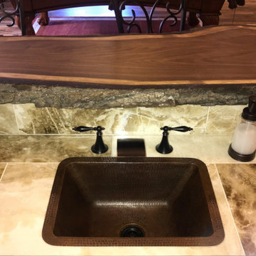 17" Rectangle Copper Bar Sink w/ 2" Drain Opening (BRECDB2)